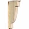 Ekena Millwork Alpine Rough Sawn Corbel w/Backplate, Douglas Fir, 6"W x 14"D x 30"H COR06X14X30ALP01RDF - alternate 1